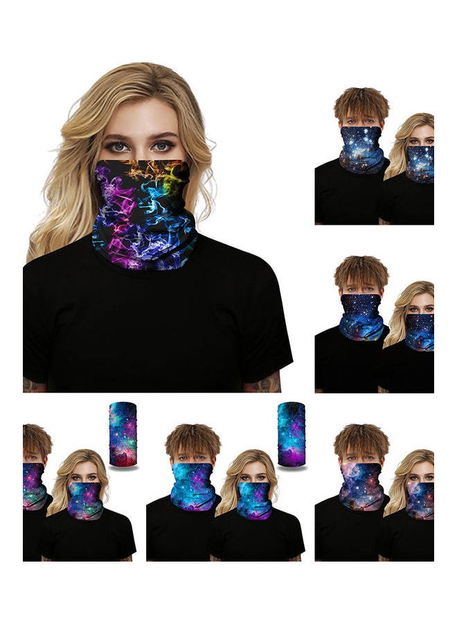 3D Art Seamless Scarf Clown Joker Face Shield Digital Print Outdoor Sports Motorcycle Ski Hiking Neck Gaiter Headwear Bandana Scarf multicolor  - Image 2