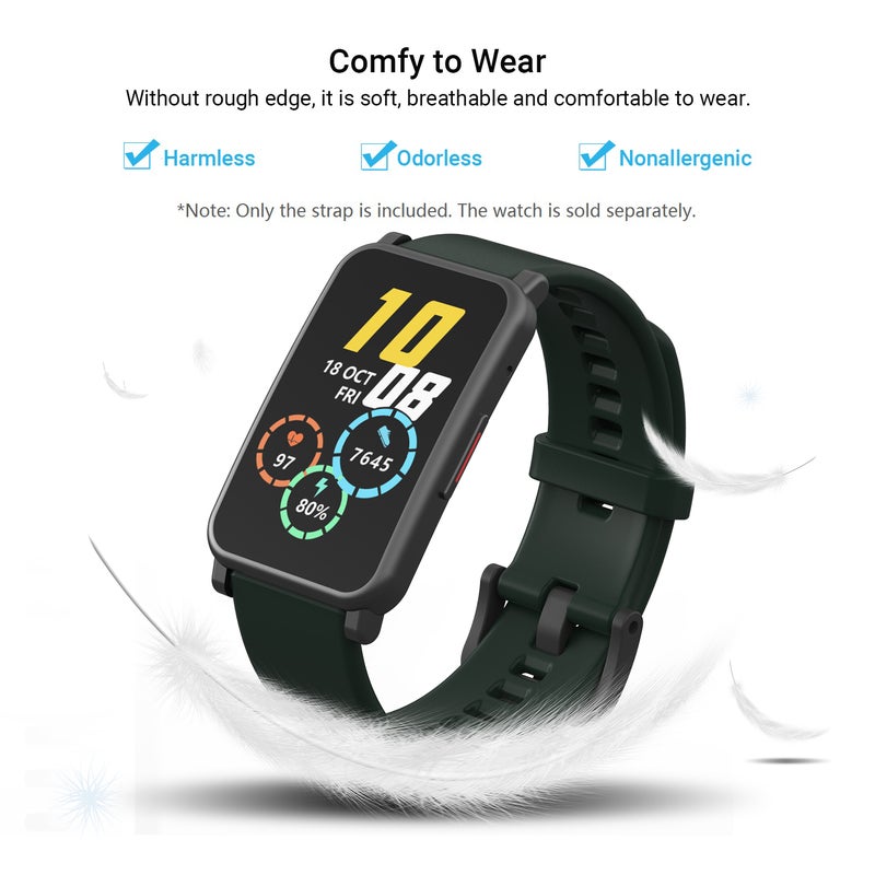 Soft Silicone Buckle Watch Strap - Image 2