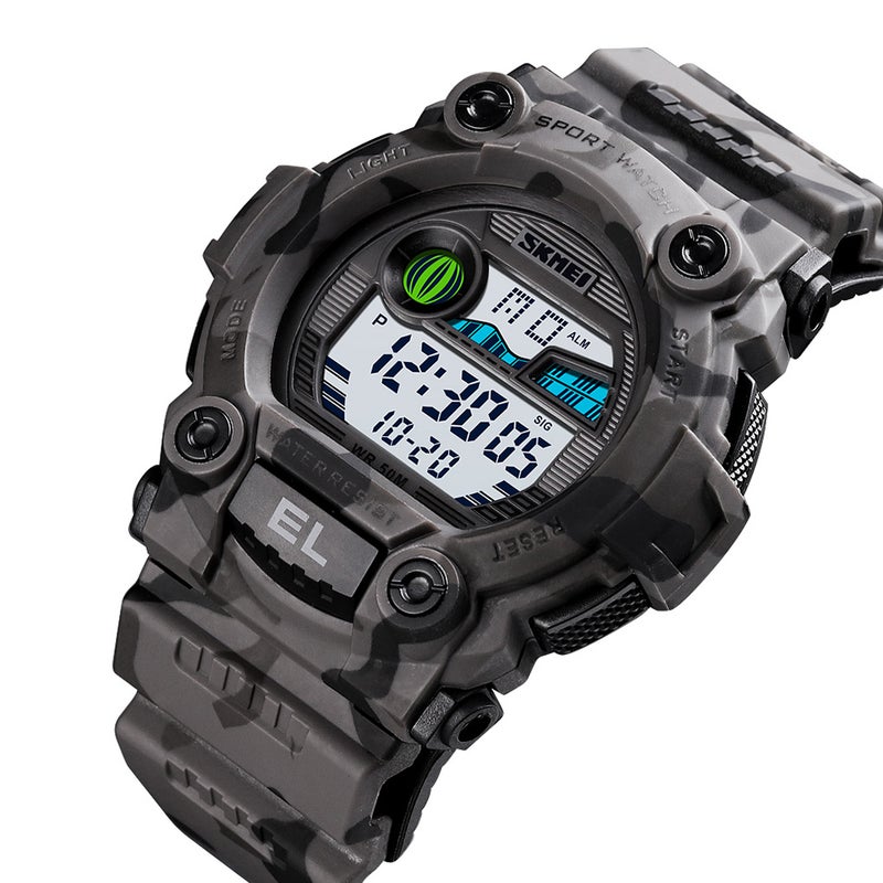 Generic - boys Digital Silicone Watch J4605GY-S-KM - Image 1
