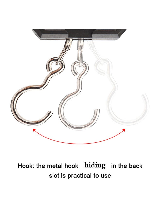 50Kg/5g LCD Digital Display Backlight Portable Hanging Hook Scale Double Accuracy Fishing Travel Mini Electronic Weighing Scale Multicolour 14.0x9.0x3.7cm - Image 4