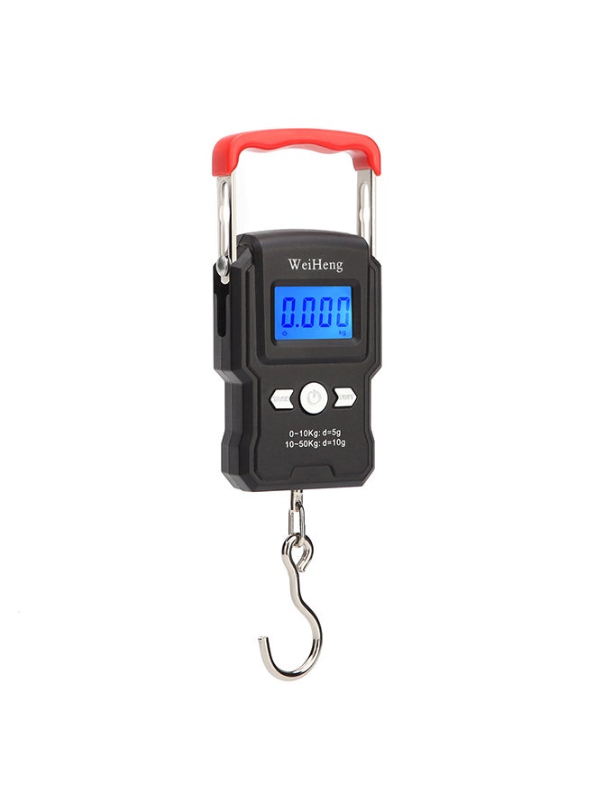 50Kg/5g LCD Digital Display Backlight Portable Hanging Hook Scale Double Accuracy Fishing Travel Mini Electronic Weighing Scale Multicolour 14.0x9.0x3.7cm - Image 5