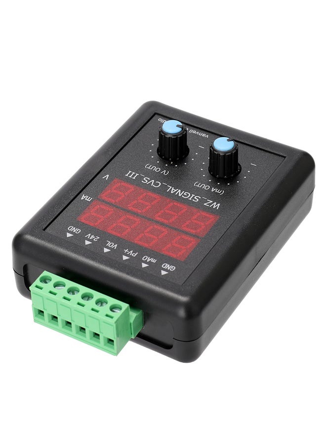 Generic - 4-20mA 0-10V Signal Generator 24V Current Voltage Transmitter Signal Source Constant Current Source with Display Multicolour 15.0x10.0x8.0cm - Image 1