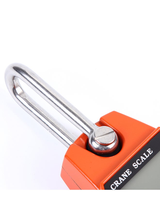 Generic Mini LCD Digital 300kg Portable Industrial Electronic Heavy Duty Weight Hook Crane Hanging Scale Orange 19.0x17.5x5.2cm  - Image 4