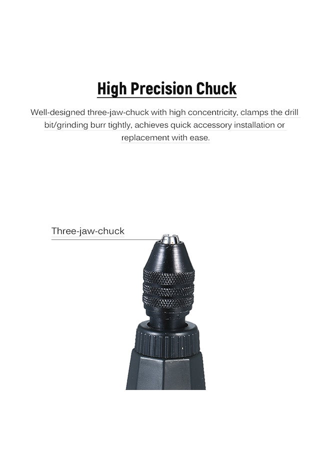 Mini Portable Multi-Functional Electric Grinder Black - Image 4