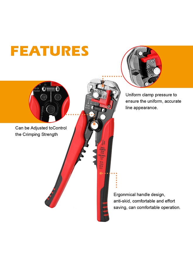 Generic Ferrule Crimping Tool Insulation Terminals Crimper Plier 4 Colors Optional Blue 22.2x11.1x3.5cm  - Image 3