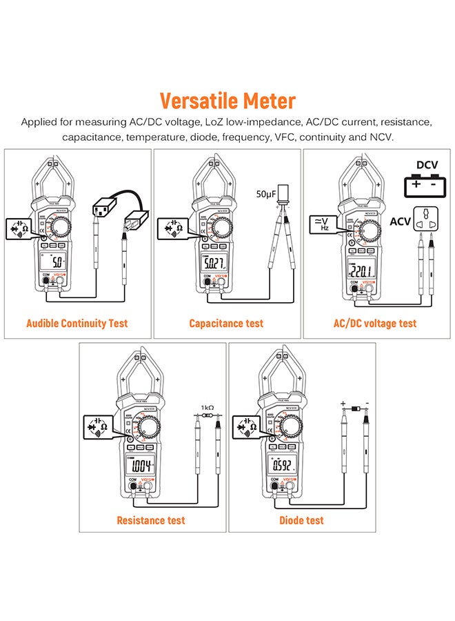 جهاز قياس رقمي بماسك متعدد الألوان 21.0x10.8x4.0سم - Image 2
