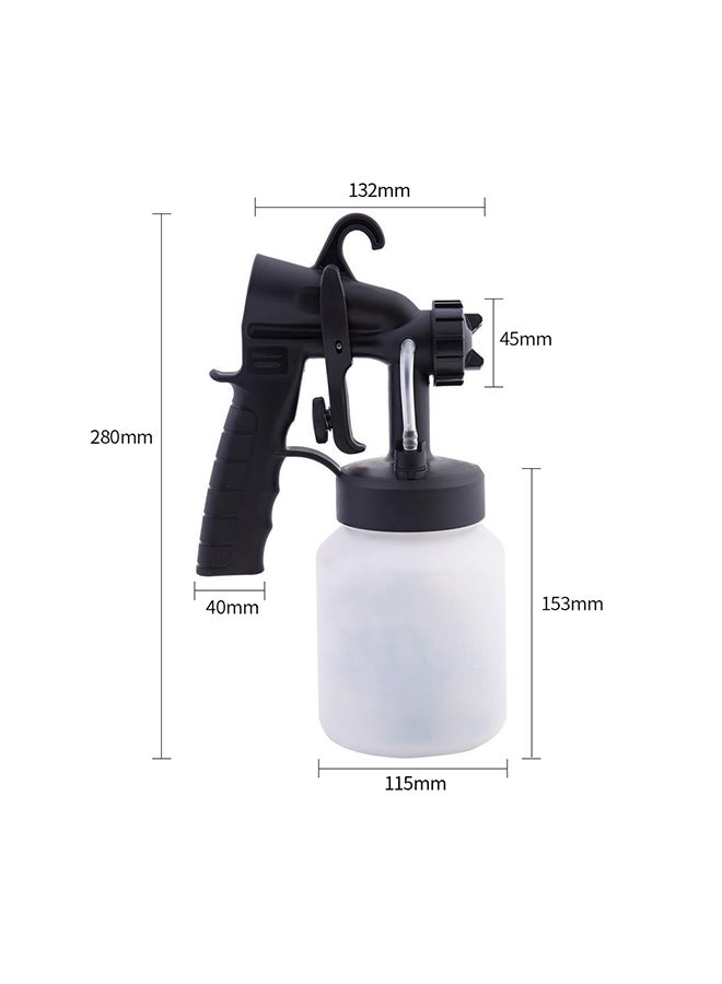 Generic - Paint Sprayer Electric Spray Gun Kit Portable Paint Sprayer Paint Spray Gun Professional Airbrush Mini Spray Machine for Painting Cars Wood Furniture 11V 650W Blue 36.0x22.0x20.0cm - Image 1