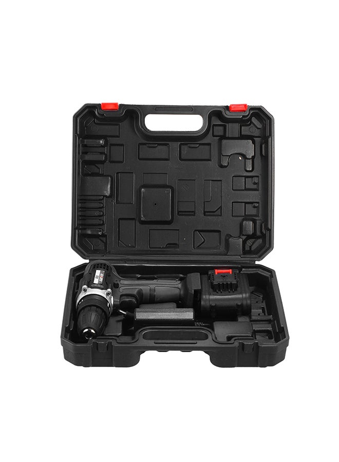 21V Cordless Drill Dirve Kit 2 Speed All Copper Cordless Power Drill with 2x1.5Ah Batteries Fast Charger 15+1 Torque Setting Max Torque 30N.m 3/8 black 30.5x24.0x8.5cm  - Image 5