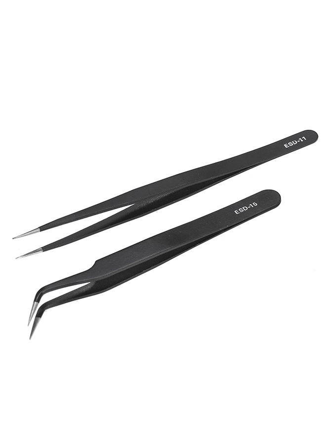 مجموعة أدوات لحام كهربائية محمولة تحتوي على 22 قطعة مكونة من أداة كي لحام ومفك براغي محمولة وطقم يتكون من 22 قطعة من أدوات اللحام والتي تصنعها بنفسك وأدوات صيانة الهاتف المحمول فضي 20.0x11.0x4.0سم - Image 3