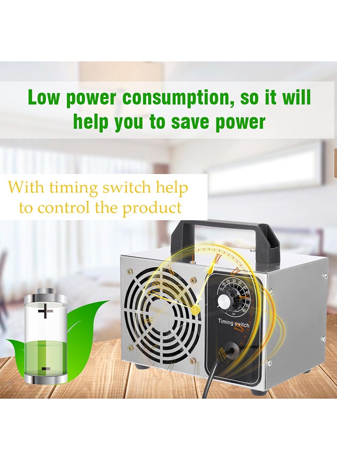 24g/h 220V Portable Ozone Generator Machine Air Filter Purifier Fan For Home Car Formaldehyde Multicolor 30.0x19.0x17.0cm - Image 4