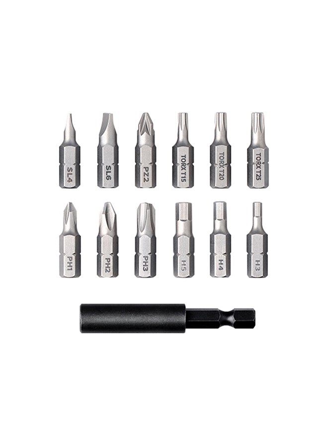 Generic - Xiao-mi Mijia Cordless Rechargeable Screwdriver Li-ion Electric Screwdriver with 12PCS S2 Screw Bits Black 16.5x16.5x6.0cm - Image 1