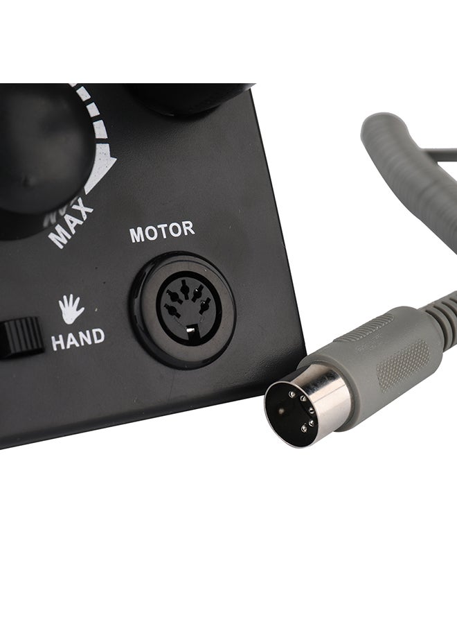 30000rpm High Speed Large-capacity Professional Electric Nail Art Drill Pen Pen Shape Pedicure Nail Polish Tool Feet Care Manicure Machine Pedicure Accessories Gold 24.0x20.0x10.0cm - Image 3