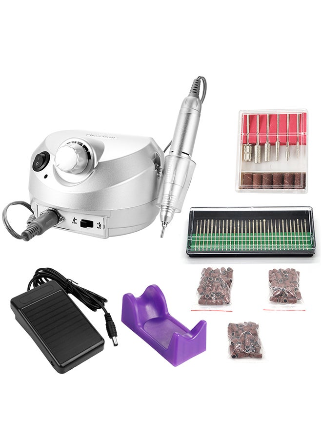 30000r Electric Nail Polish Removing Tools Drill Machine Nail-art Equipment Manicure Product  Professional Nails Polisher Kits Nails Salon Tools JMD-202 multicolor 24.0x20.0x9.5cm - Image 1