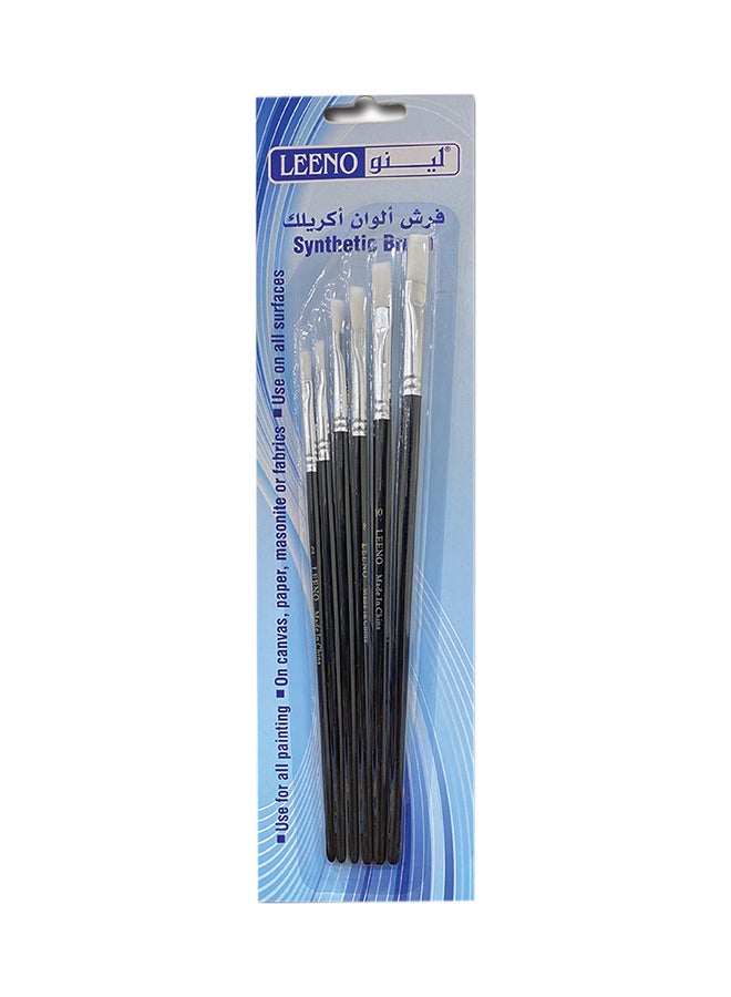 LEENO - Artist Brush Set Black/Silver/White - Image 1