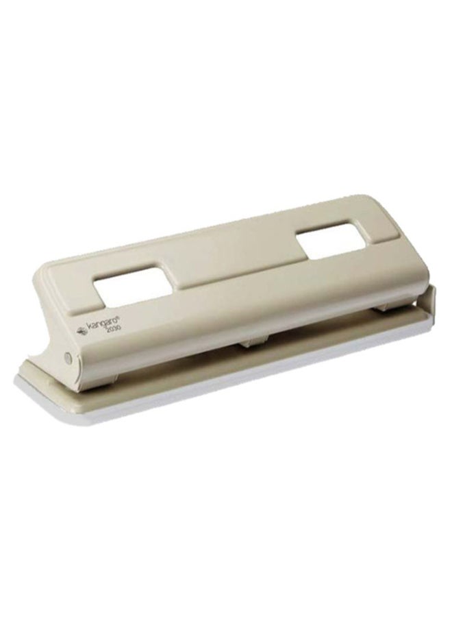 Heavy Duty 3-Hole Punch White