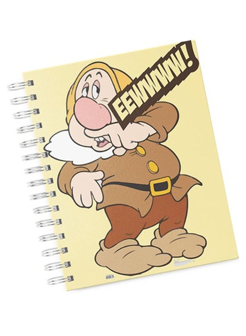 A4 Dwarf Eewww Hard Notebook Multicolour