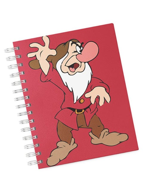 A4 Angry Dwarf Hard Notebook Multicolour