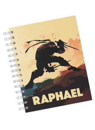 A4 Raphael Ninja Turtle Hard Notebook Multicolour - v1605595122/N23400948A_1