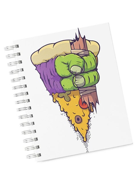 A4 Ninja Turtle Pizza Love Hard Notebook Multicolour