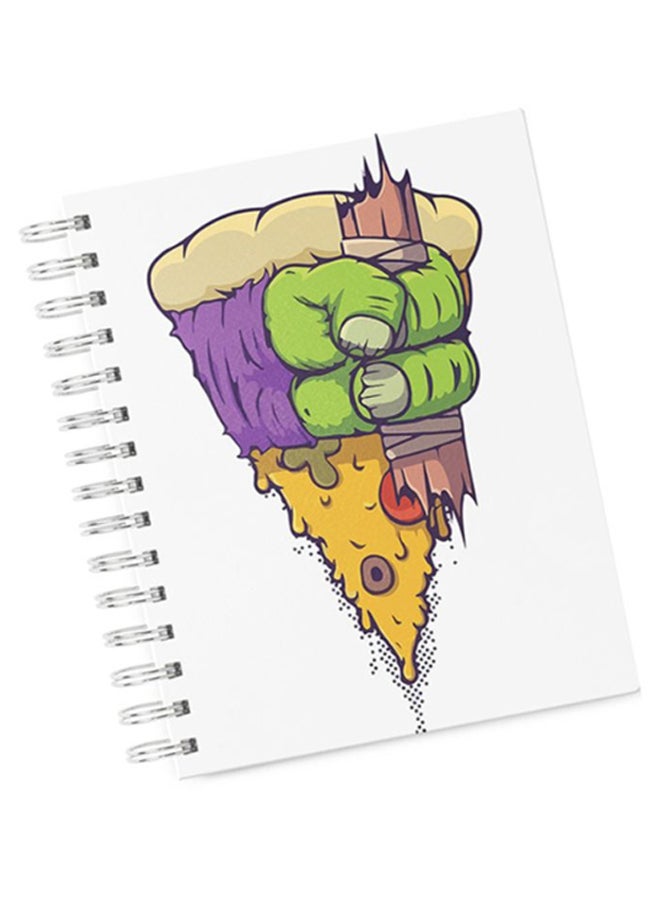 A4 Ninja Turtle Pizza Love Hard Notebook Multicolour