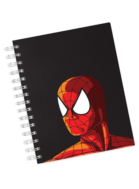 A4 Minimal Spider Man Hard Notebook Red/Black/White