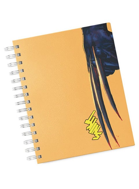 A4 Funny Quote Hard Notebook Blue/Brown/Yellow