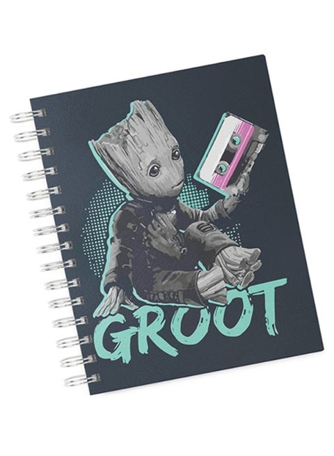 A4 Cassette Galaxy Guardians Hard Notebook Multicolour