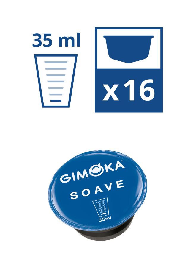 Soave Decaffeinated Dolce Gusto Compatible Espresso Capsules 35ml