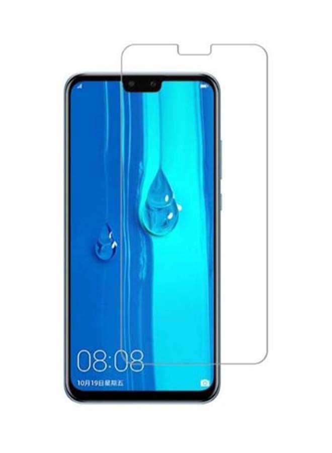 غطاء حماية واق مع لاصقة حماية للشاشة لهاتف هواوي Y9 2019 شفاف - Image 3