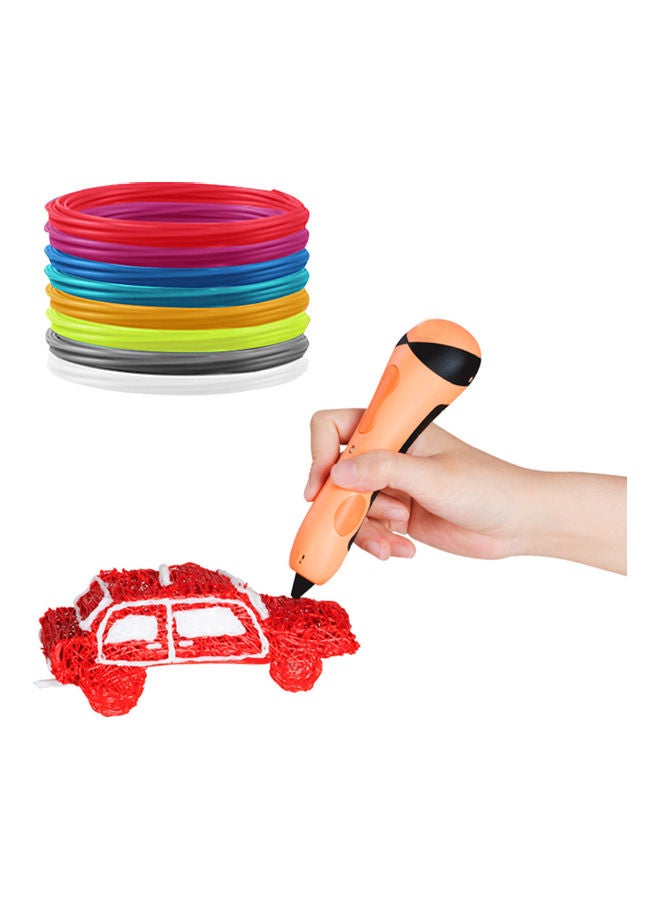 Adjustable Speed 3D Printing Pen Orange - Image 5