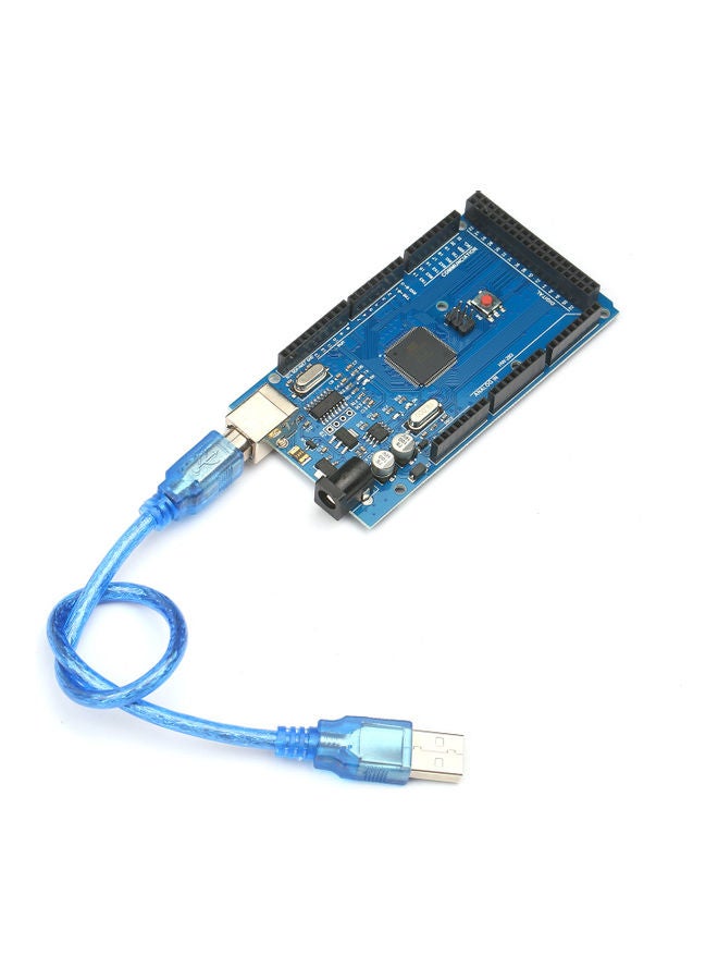 Generic - 3D Printer Controller Kit Includes RAMPS 1.4 2560 R3 Board USB Cable A4988 Stepper Motor Driver with Heatsink for Engraving Machine Multicolor - Image 1