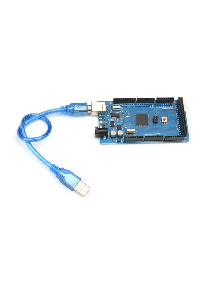 Generic - 3D Printer Controller Kit Includes RAMPS 1.4 2560 R3 Board USB Cable A4988 Stepper Motor Driver with Heatsink for Engraving Machine Multicolor - Image 1