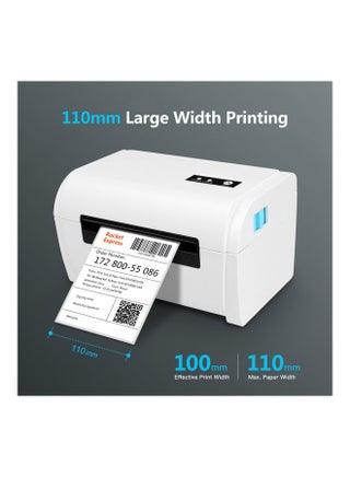 Thermal Label Printer USB BT Connection White - view 5
