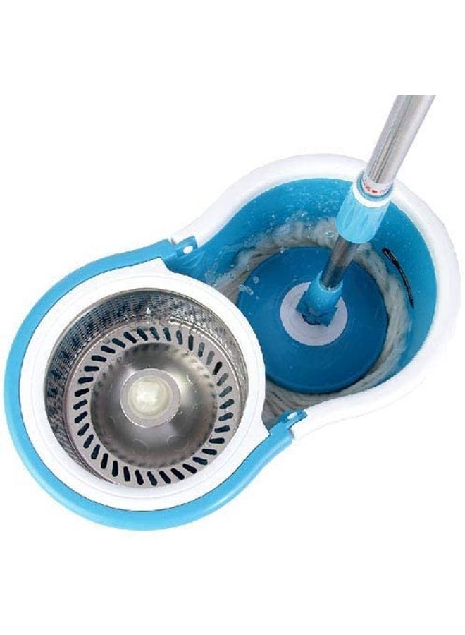 Generic - Spin Mop With Bucket Set Blue/White 45cm - Image 1