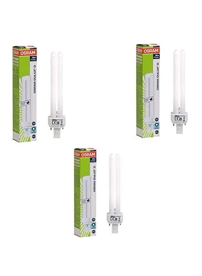 أوسرام Long Lasting Home Decorative High Quality and Durable Entrance, Kitchen,Restaurents Track & Recessed 2 Pin CFL Bulb - 26 Watts white 25.4 x 25.4 x 25.4cm - Image 2