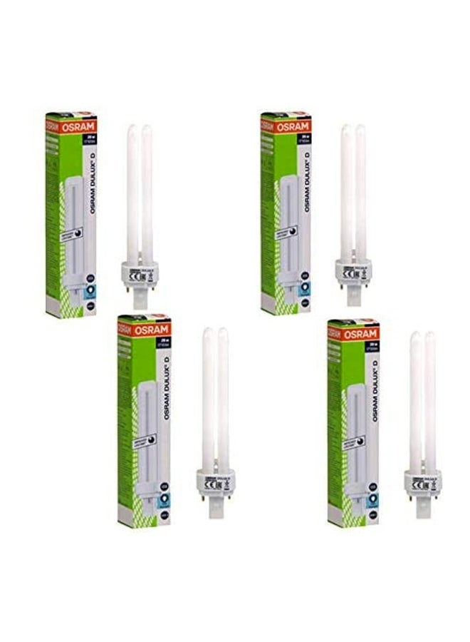 أوسرام Long Lasting Home Decorative High Quality and Durable Fluorescent Lamp Track & Recessed 2 Pin CFL Bulb - 26 Watts white 25.4 x 25.4 x 25.4cm - Image 3