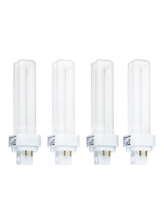 Osram Home Decorative High Qualtiy and Durable, 2 Pin Day Light Double Twin Tube CFL Bulb, 13 Watt Energy Saving Bulb(Pack of 4) white 25.4 x 25.4 x 25.4cm  - Image 2