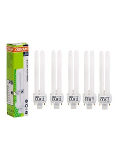 Osram Home Decorative High Quality and Durable 18 Watts 4 Pin Day Light CFL Bulb (Pack of 5) white 25.4 x 25.4 x 25.4cm  - Image 2