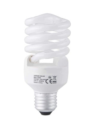 Duluxstar Mini Twist Compact fluorescent integrated, Spiral Shape 23 Watt Screw - Base- E27, 1600 lm (Pack of 3) white 10 x 6 x 6 cmcm - view 3