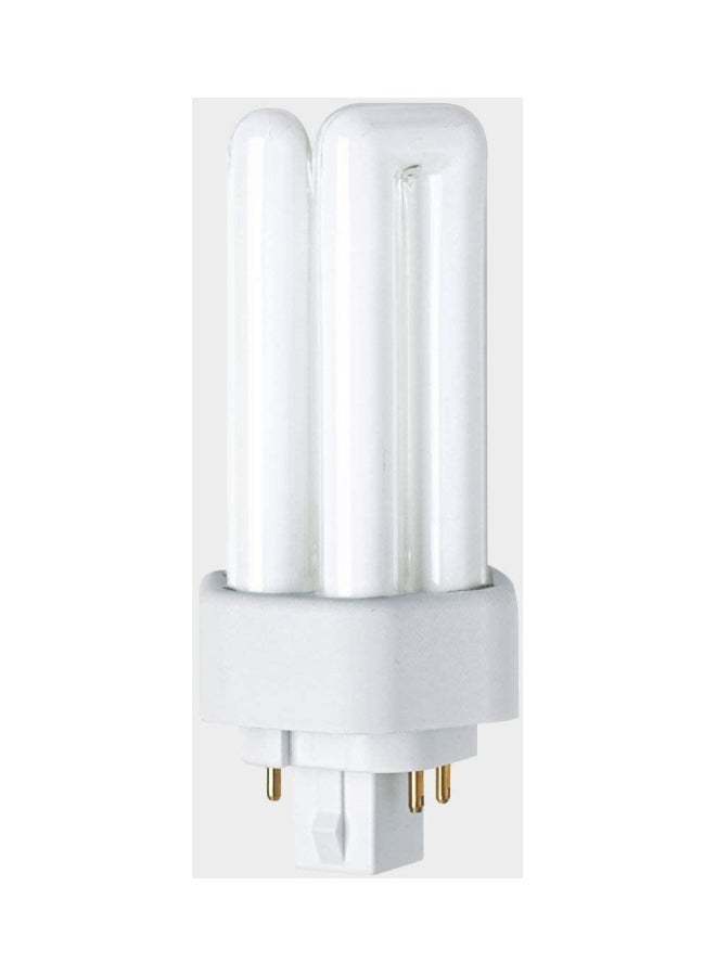 Osram DuluxD/E Energy Saver Quick Tonic ECG Cflni, 2 Tubes (18w) 4 Pin - Plug In Base- G24q-3, 1200 Lm - Lumilux Day Light/Energy Class A - Pack Of 5 white 10 x 10 x 8cm  - Image 2