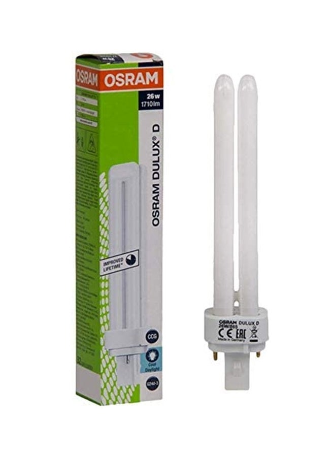 OSRAM Home Decorative High Quality and Durable 26 Watts 2 Pin Day Light CFL Bulb (Pack of 5) white 22.3 x 13.6 x 4.9cm - Image 2