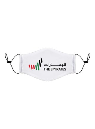 Fabric 2 Layer face mask Reusable Washable Mask Size 20x13 cms with adjustable Ear loop - UAE LOGO 7Lines Multicolour 20 X13cm - v1605602423/N41884661A_1