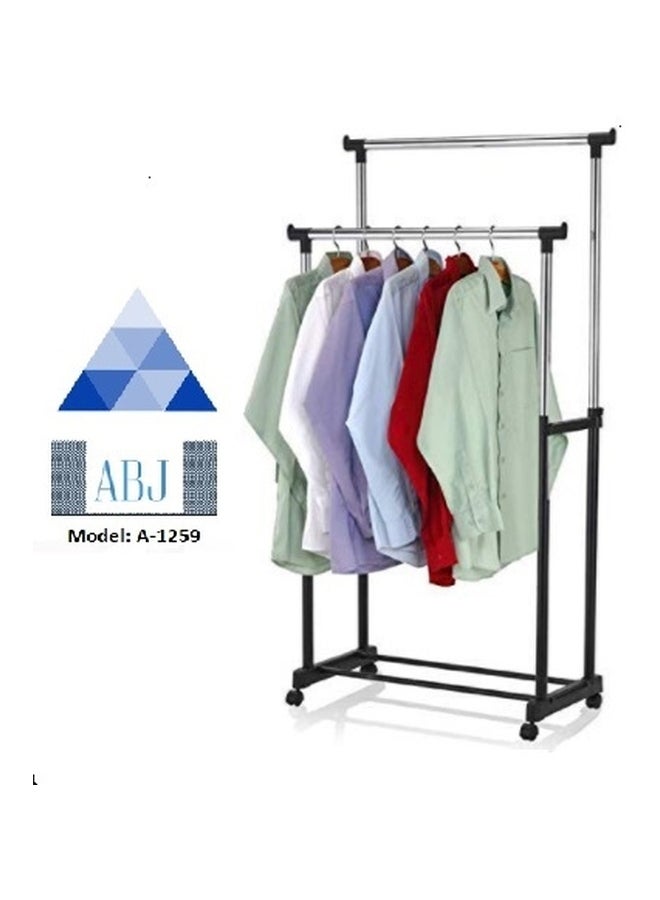 ABJ Clothing Double Rack - Model (ABJ-1259) Multicolour 10kg - Image 2