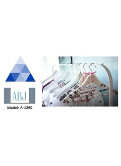 ABJ Portable Clothes Rack - Model (ABJ-1260) Steel White 10kg  - Image 5