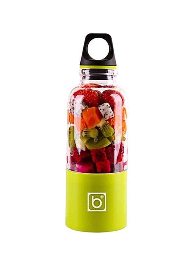 UK PLUS Portable Mini Juicer Bottle 500.0 ml 13.0 W UK-197 PJ-B500- GRN Clear/Green/Black - Image 1