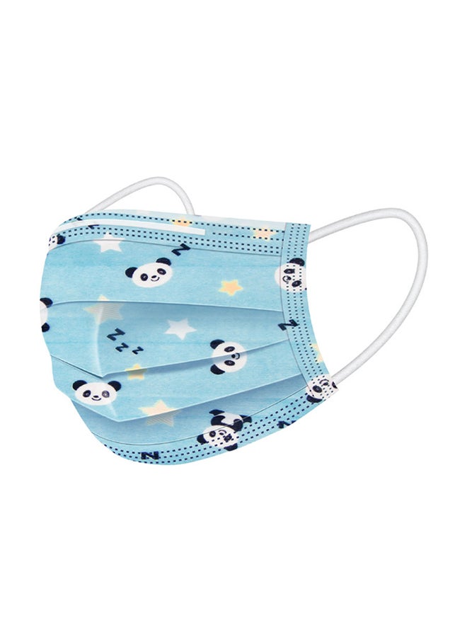 20-Piece 3 Ply Kids Disposable Face Mask With Panda Design Multicolour 14.5x9.5cm - Image 1
