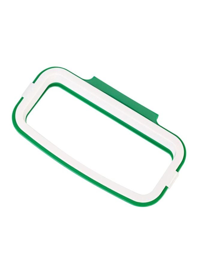 CABINA HOME Garbage Bag Holder White/Green 22.6x3.2x12.6cm - Image 1
