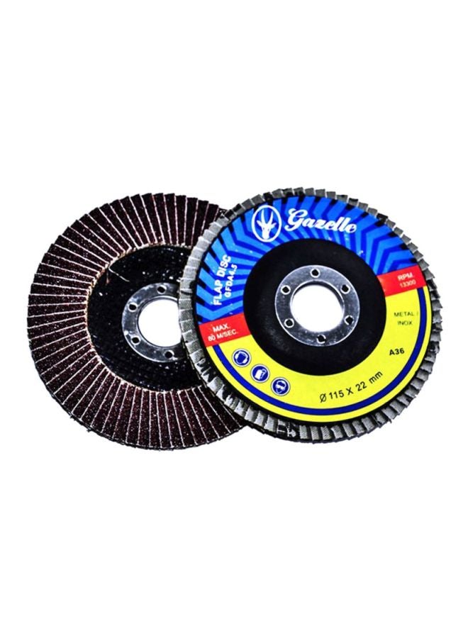 Gazelle 80 Grit Flap Disc Grey - Image 1