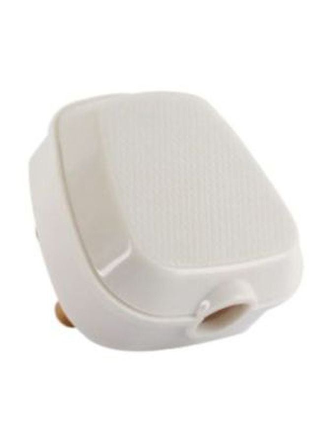 Terminator 3-Pin Plug White/Black/Gold - Image 1