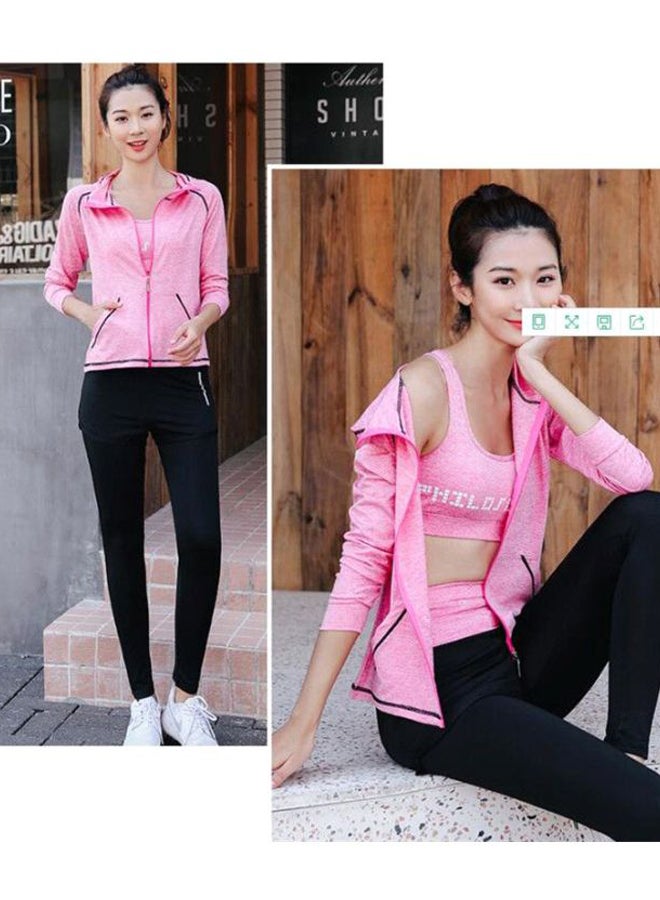 Lucky 5-Piece Sportwear Set Pink/Black  - Image 2